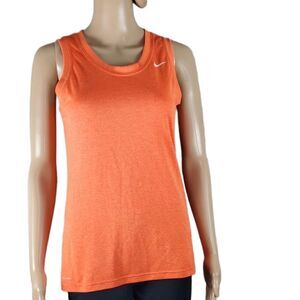 Nike Heather Orange Dry Fit Tank Top